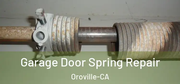Garage Door Spring Repair Oroville-CA